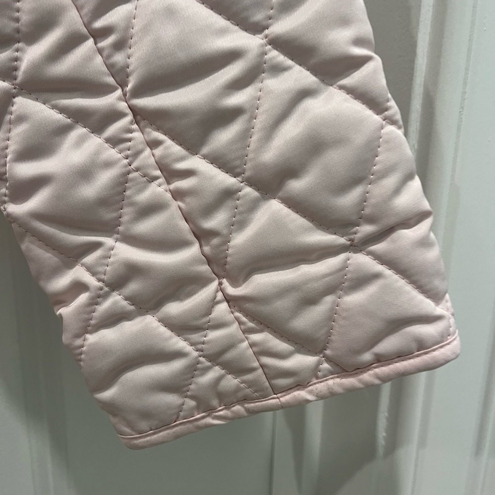 Girls Light Pink Burberry Quilted Jacket - Size 14 - Picture 11 of 11